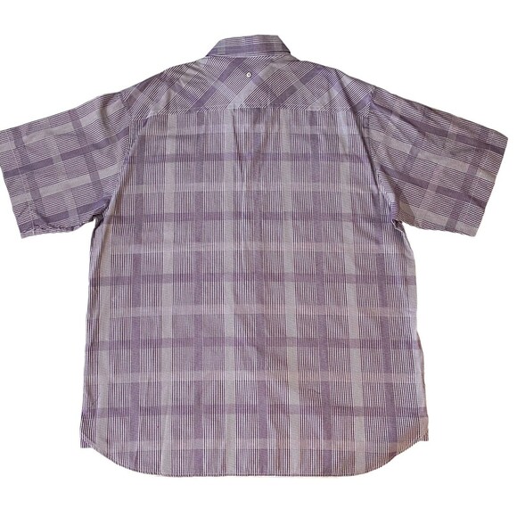 Rocawear Mens Button Up Shirt Size 4x Purple striped RN106374 Authentic - Picture 9 of 14